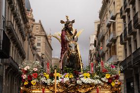 Palm Sunday In Barcelona.