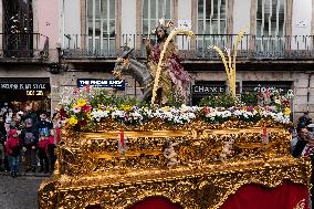 Palm Sunday In Barcelona.