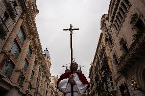 Palm Sunday In Barcelona.