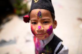 Fagu Purnima Or Holi Celebration In Nepal