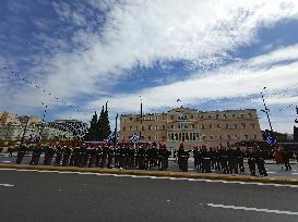 Students' Parade For The Greek Independence Day