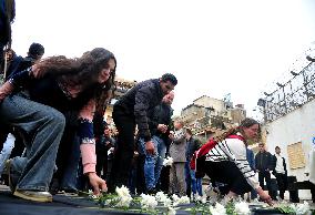 SYRIA-DAMASCUS-MOSCOW-TERROR ATTACK-MOURNING