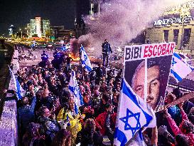 Free The Hostages Protest - Tel Aviv