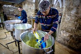 Iftar Meal Preparations - Jerusalem