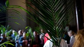 Palm Sunday Ritual Held At Catedral Of Sé In SP