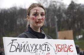 Rally in support of Ukrainian POWs and missing in Kyiv