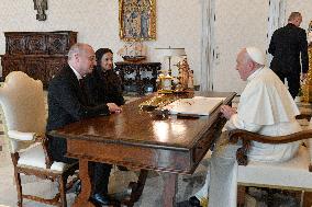 Pope Francis Receives  Albania's Foreign Minister - Vatican