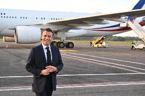 President Macron Visits French Guiana