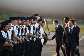 President Macron Visits French Guiana