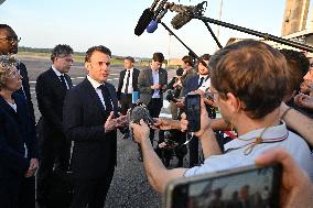 President Macron Visits French Guiana