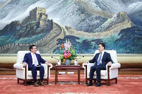 CHINA-BEIJING-HAN ZHENG-ASTRAZENECA CEO-MEETING (CN)