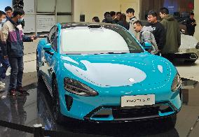 Xiaomi SU7 Electric Supercar in Shanghai