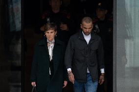 Dani Alves Released On Bail - Barcelona