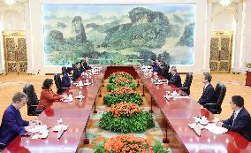 CHINA-BEIJING-LI QIANG-WORLD BANK-PRESIDENT-MEETING (CN)