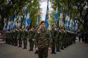 Military Parade Marking Independence Day In Greece
