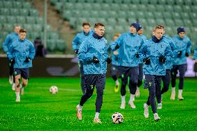 Ukraine Training Before UEFA European Qualifiers EURO 2024 Final Game