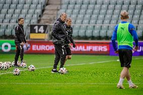 Iceland Training Before UEFA European Qualifiers EURO 2024 Final Game