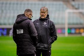 Iceland Training Before UEFA European Qualifiers EURO 2024 Final Game