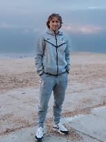 Luka Modric Player Of Croatian National Football Team Visit Pyramids Of Egypt.