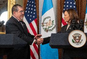 VP Harris Meets President Bernardo Arévalo of Guatemala