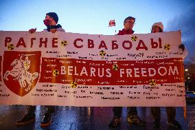 Belarusians In Poland Celebrate Freedom Day