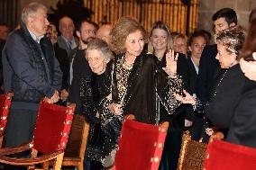 Queen Sofia Attends Easter Concert - Mallorca