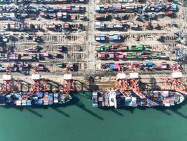 Container Terminal in Lianyungang Port