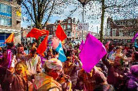 Holi Festival Celebrated In The Hague.