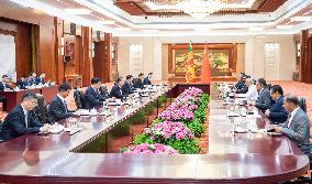 CHINA-BEIJING-ZHAO LEJI-SRI LANKAN PM-MEETING (CN)