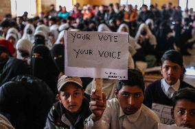 Voter Awareness Program Ahead Of Parliamentary Elections In Kashmir