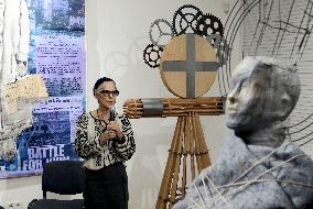 Invisible Hand exhibition by Ola Rondiak in Kyiv