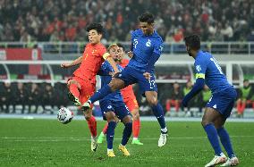 (SP)CHINA-TIANJIN-FOOTBALL-FIFA WORLD CUP ASIAN QUALIFIERS-CHINA VS SINGAPORE (CN)