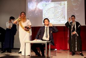 ITALY-ROME-HIGH SCHOOL-CHINESE LANGUAGE-PERFORMANCE