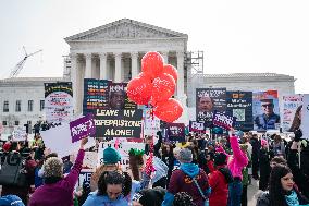The Us Supreme Court  Hereing A Case On Abortion