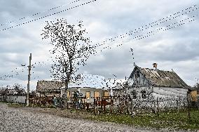 Frontline village of Prymorske in Zaporizhzhia region
