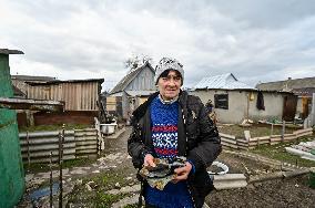 Frontline village of Prymorske in Zaporizhzhia region