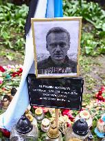 Tribute To Alexei Navalny In Poland