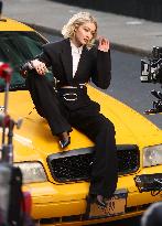Gigi Hadid during Photoshoot in New York