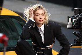 Gigi Hadid during Photoshoot in New York