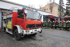 German firefighter hands over fire engine to Kharkiv
