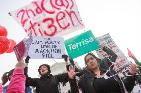 Abortion Rights Demonstrations At Supreme Court