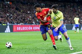(SP)SPAIN-MADRID-FOOTBALL-INTERNATIONAL FRIENDLY MATCH-SPAIN VS BRAZIL