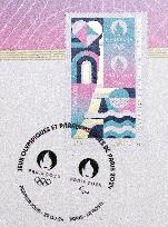 (SP)FRANCE-PARIS-OLYMPICS-OFFICIAL STAMP