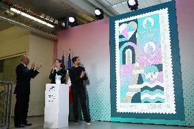 (SP)FRANCE-PARIS-OLYMPICS-OFFICIAL STAMP
