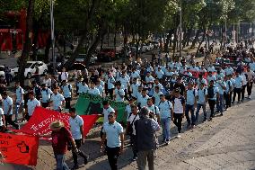 Protest Demanding Justice For The Ayotzinapa Victims