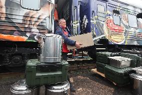 Food Train in Kharkiv affected by power outages