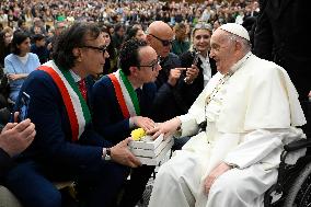 Pope Francis Holds Weekly Audience - Vatican