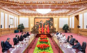 CHINA-BEIJING-XI JINPING-SRI LANKAN PM-MEETING (CN)