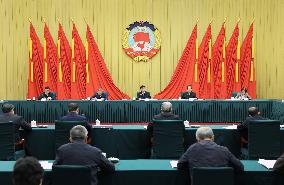 CHINA-BEIJING-WANG HUNING-CPPCC NATIONAL COMMITTEE-CHAIRPERSON'S COUNCIL MEETING (CN)