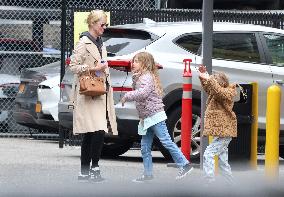 Nicky Hilton Out With Kids - NYC